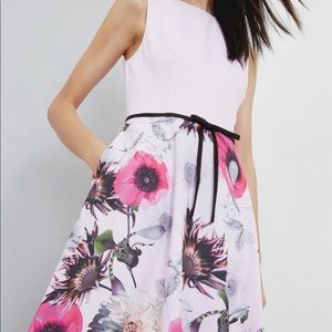 Ted Baker floral Seedda dress. Size 1